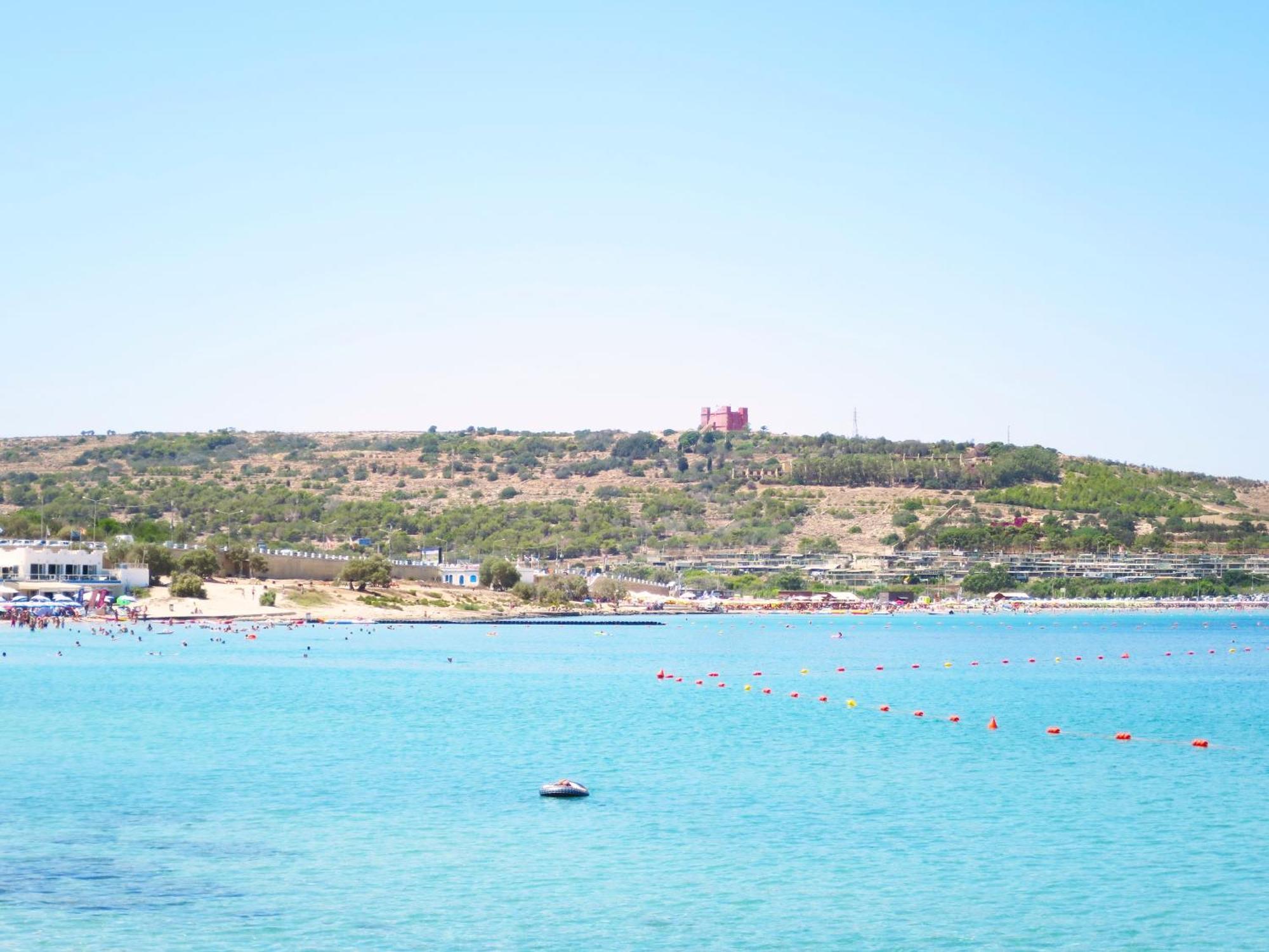 Seafront Apartment Terrace, Lounger & Panoramic Ocean Views Mellieħa Exterior foto
